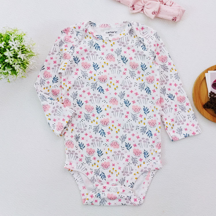 Cute Flower Cotton Jumpsuits display picture 3