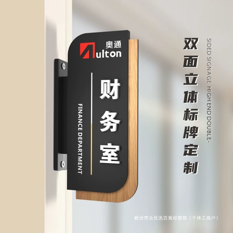 Вывеска на дверь офиса компании, вывеска специального отдела, акриловая вывеска, вывеска напоминания о отделе, двусторонняя боковая вывеска, специальная