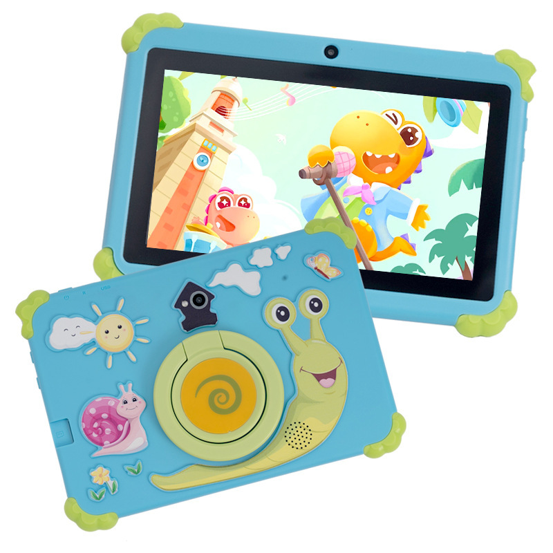 Tablet para niños caracol 7 pulgadas Android 1212 + 512G software de muñeca WIFI Blue Learning Machine