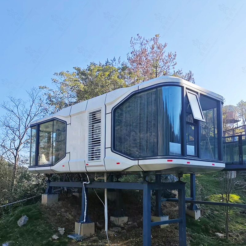 Villa Internet Celebrity Bubble House metal placa de aluminio transparente cielo estrellado tienda viajes camping B & B proyecto cápsula espacial
