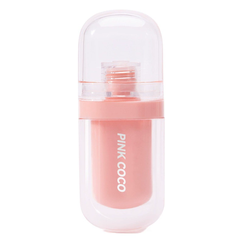 Pinkcoco Small Popsicle Mirror Глазурь для губ Увлажняющая прозрачная и богатая Увлажняющая Студенческая Псевдо Обычная Белая Лицо
