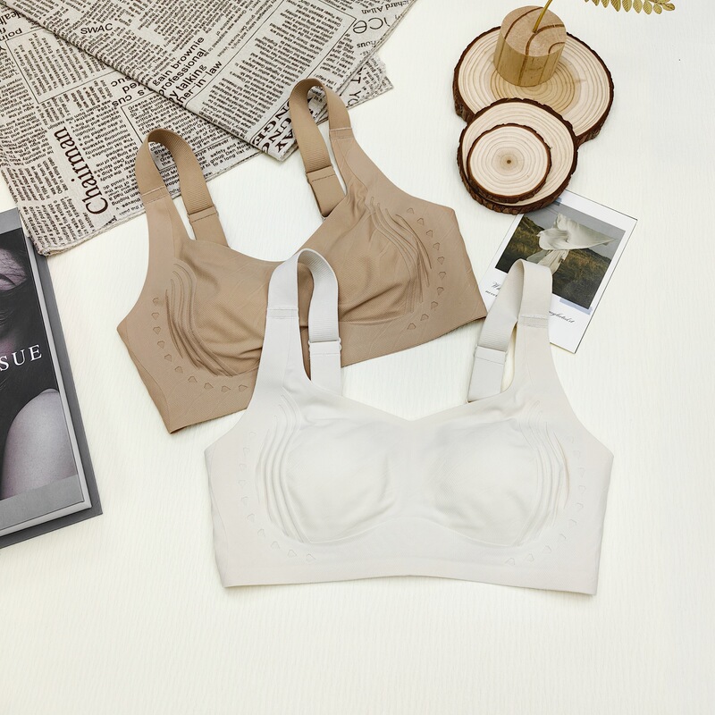 Traceless Pull-up Rabbit Ears Underwear Women's Large Chest Small Slim-fit Breast Anti-sagging 2025 New plus size Bra Traceless Pull-up Rabbit Ears Underwear Women's Large Chest Small Slim-fit Breast Anti-sagging 2025 New plus size Bra