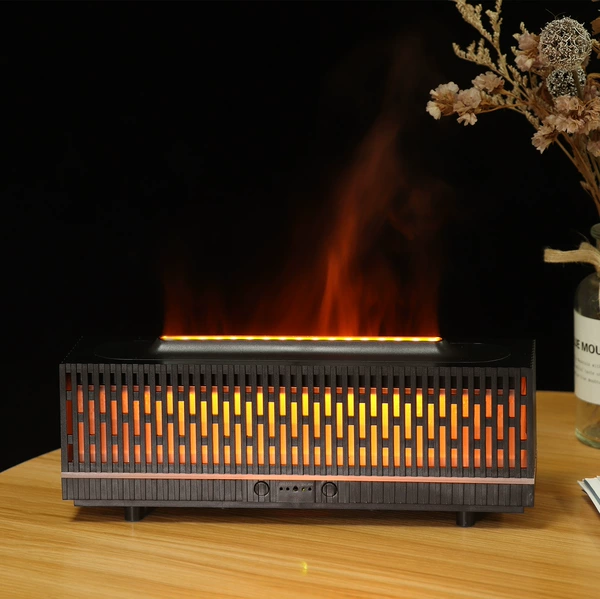 Yx-2202 black yellow blue flame lamp