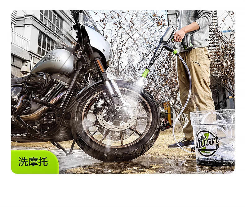 Greenfield Wireless Car Washing Machine Lithium Battery High-Pressure Water Gun Convenient Charging Water Pump Cleaning Pro Portable Rechargeable