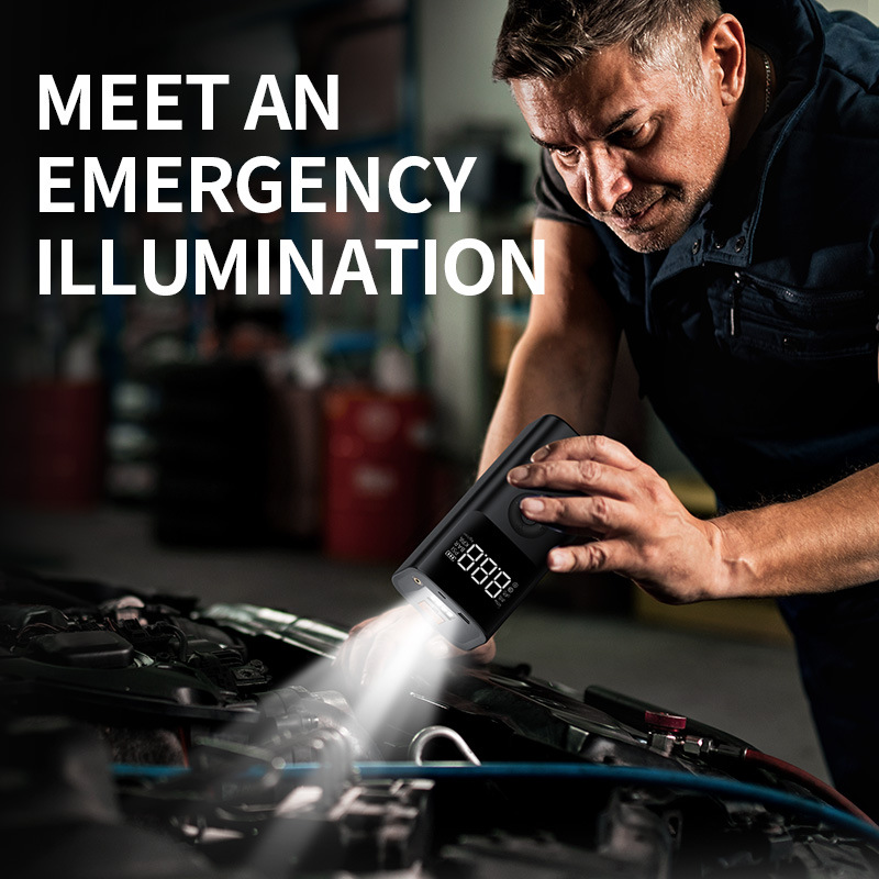 [Qs003] Cross-Border Emergency Starting Power Supply, Air Pump, Integrated Power Bank, Multi-Functional Car Starting Power Supply