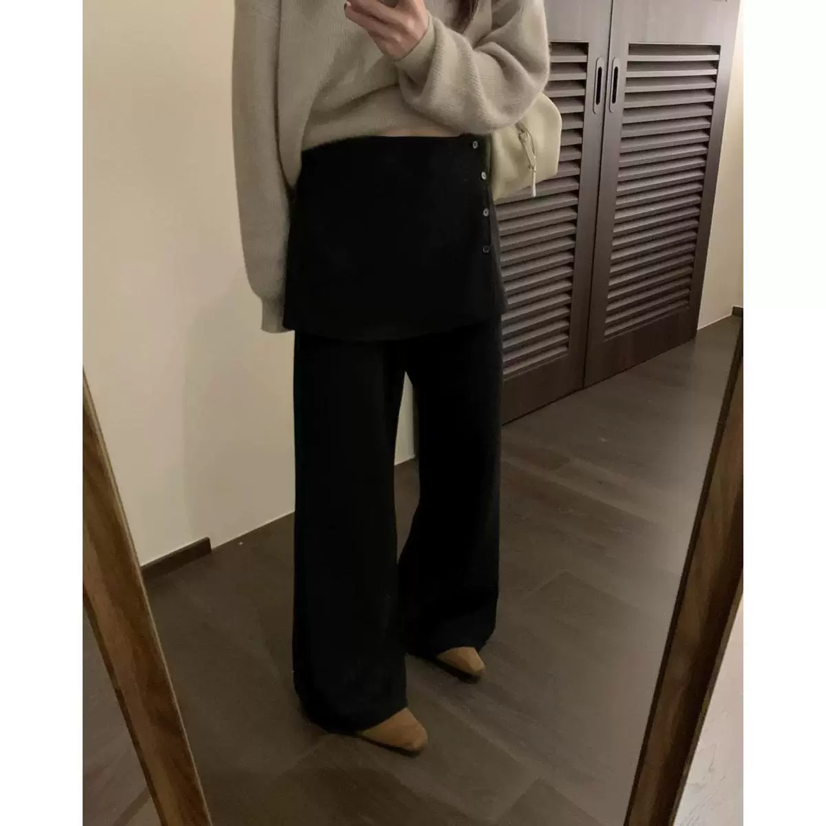 Warm winter trousers, western style