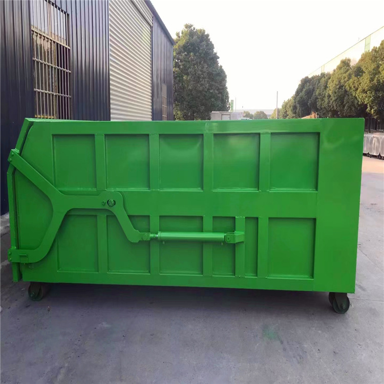四川5方勾臂式垃圾桶 3方车载不锈钢垃圾箱6方户外环卫垃圾桶价格