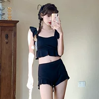 Split swimwear, fresh cute set, lifting effect, Korean style