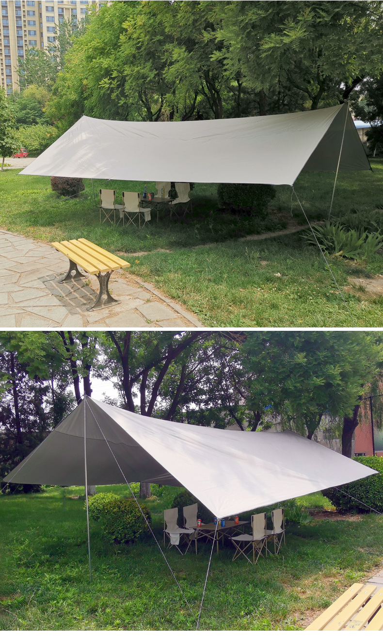 Soaring Silver Coated Sunshade Uv Protection White Flowing Sand Gold and Silver Oversized Sunshade Manufacturer Wholesale Sunshade