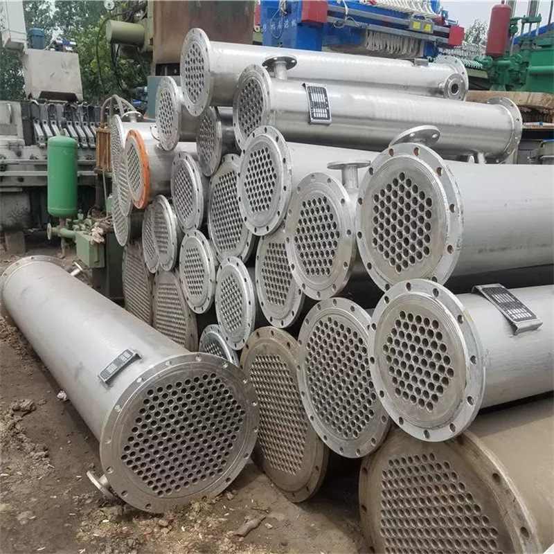 二手不锈钢列管冷凝器 化工制药食品加热冷却器 石墨冷凝器