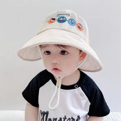 Children's Sun Hat Summer Boys Baby Sunshade Hat Girls Fisherman Hat Sunscreen Mesh Cooling Hat Adjustable