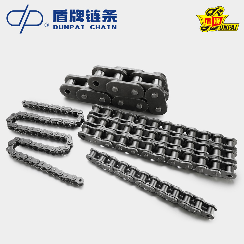 东华盾牌传动链条单双排工业输送滚子链06BC08AB10AB12AB16AB国标