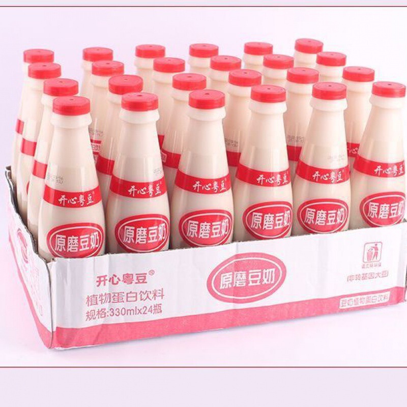 広東原磨港式豆乳全箱24プラスチック瓶入り植物タンパク質飲料栄養朝食ミルクだけを出す|undefined