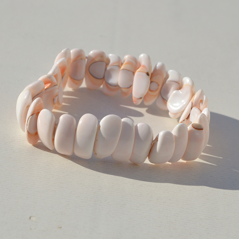Conchas naturales pulsera caracoles collar diy joyas de chicas hechas a mano puestos de mercado nocturno regalos características pulseras