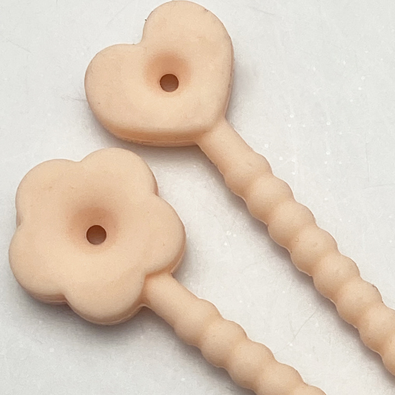 Fabricante de 210mm de plástico de silicona de alambre de corbata hebilla suelta corbata al por mayor hecha a mano diy corbata accesorios de la joyería