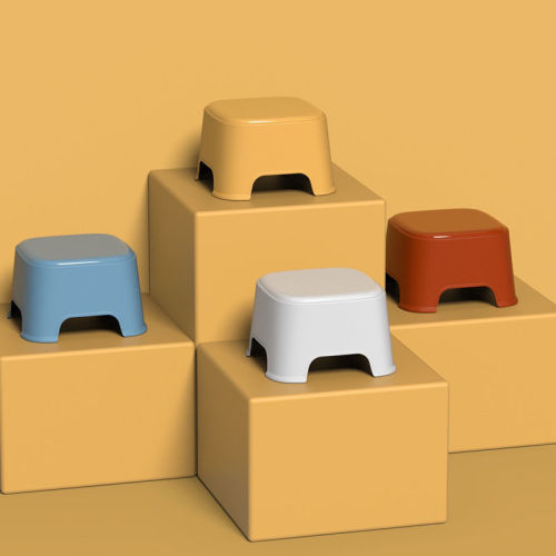 Creative Home User Children's Plastic Small Stool Kindergarten Small Chairs Baby Dining Chair Thick Portable Low stool