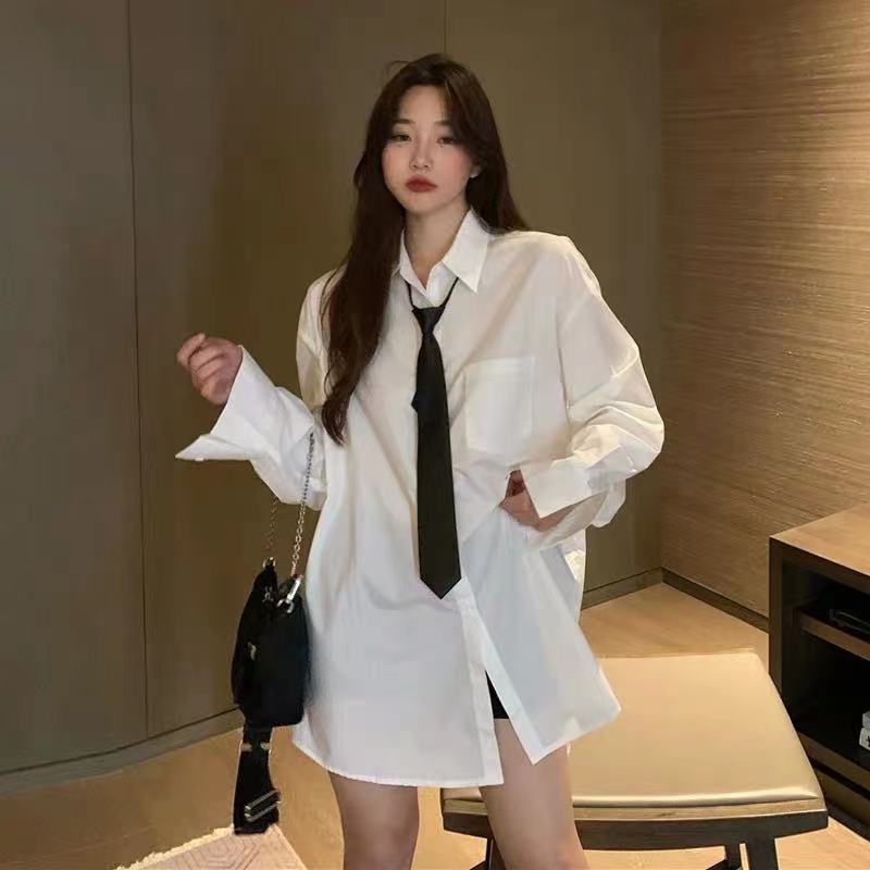 티셔츠 JK 유니폼 셔츠 치마 원피스 주름 치마 여성 가을 겨울 봄 여름 투피스 세트 짧은 치마 셔츠