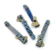 Demko AD20/20.5 Standard Clip 鈦合金虎紋燒鈦背夾 刀配件