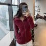 修身运动连帽休闲卫衣