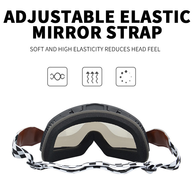 Fashion motorcycle speed reducing helmet goggles, high-definition windproof and dustproof off-road goggles_voghion.com