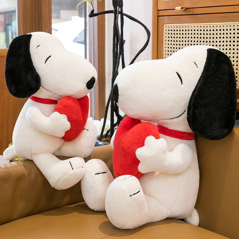 New Snoopy Plush Toy, Cute Dog Doll, Wholesale Export Cartoon Leather Shell, Gift for Kidsren