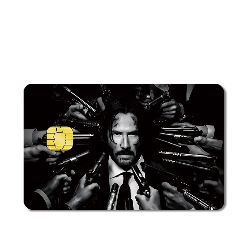 Calcomanía Impermeable para Tarjetas Bancarias de PVC Impermeable y Antideslizante para Tarjetas Bancarias