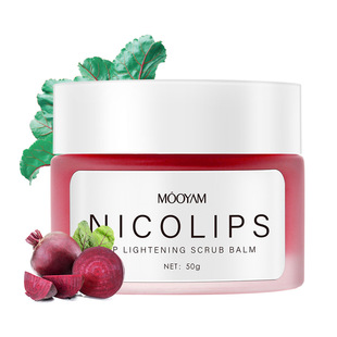Betaine lip scrub cross-border NICOLIPS brightening scrub lipstick exfoliating dead skin moisturizing lipstick