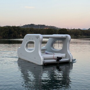 �羳��⴬��ˮ�ϊʘ��p�w��inflatable house boat���e�����ͧ