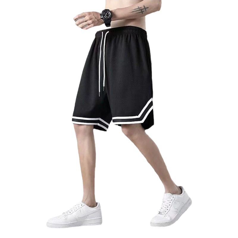 Оптовая продажа баскетбольных спортивных брюк мужские летние тонкие свободные штаны модные шорты мужские американские спортивные штаны повседневные шорты