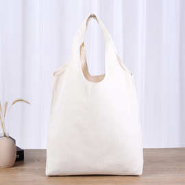 空白背心棉布袋定制单肩简约帆布服装购物袋定做学生手提帆布包