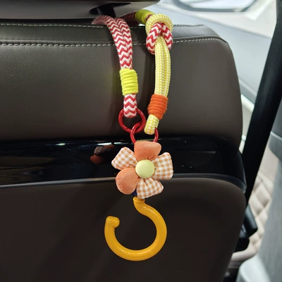 Other Automotive Interior Supplies Hooks, Front Passenger Seat - car-storage-lanyard-hook-color-gradient-orange
