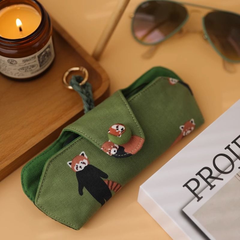 bolsa de gafas de alto valor facial contiene cubierta protectora portátil gafas de sol universales gafas de sol caja de gafas de tela espejo miopía