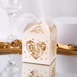新款结婚喜糖盒镂空 LOVE镂空纸盒 爱心巧克力糖果盒、 浙江批发