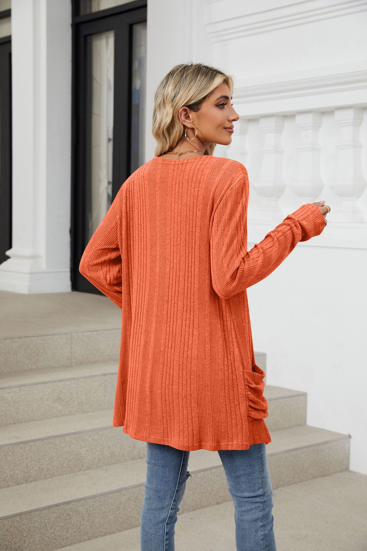 490g Weight Long Sleeve Sleeve Length Placket Placket Type Regular Sleeve Sleeve Type Nylon, Spandex, Polyester Fabric Type Long Top Length Cardigan Tops Type Holiday, Daily Occasion Collarless Neckline Regular Fit Fit Type Solid Color Pattern Winter, Autumn Season Women's Gender Casual, Elegant Style Wholesale Women's Casual Elegant Solid Color Long Sleeve Sweaters & Cardigans 41