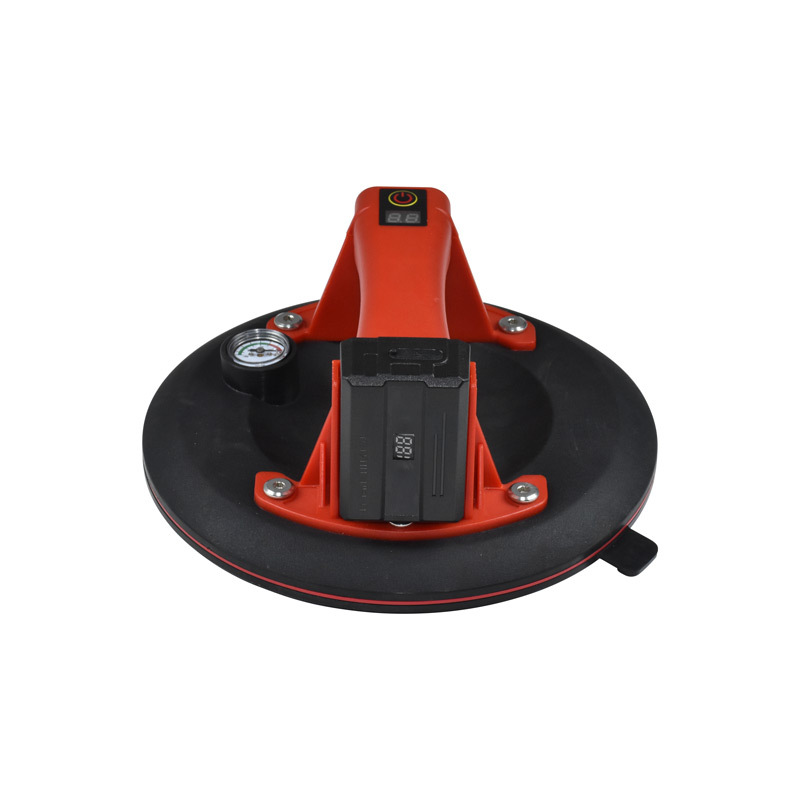 Bomba de aire de vacío eléctrica de 9 pulgadas con manómetro ventosa grande llenado automático de aire herramienta de manejo de vidrio suministro directo de fábrica