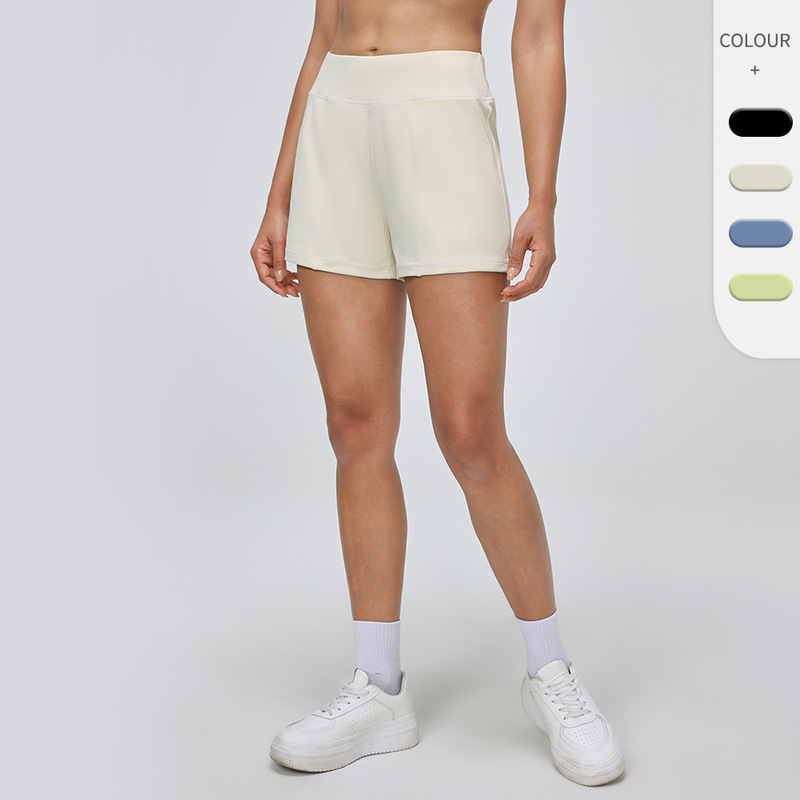 Women's Summer Fitness Sports Shorts High Waist Slimming Yoga Shorts Loose Casual Breathable Quick-drying Running Pants 52460