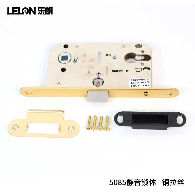 Personalizado italiano 5085 cuerpo de cerradura magnética de una lengüeta puerta de madera silenciosa accesorios de cerradura dormitorio baño puerta interior acero inoxidable