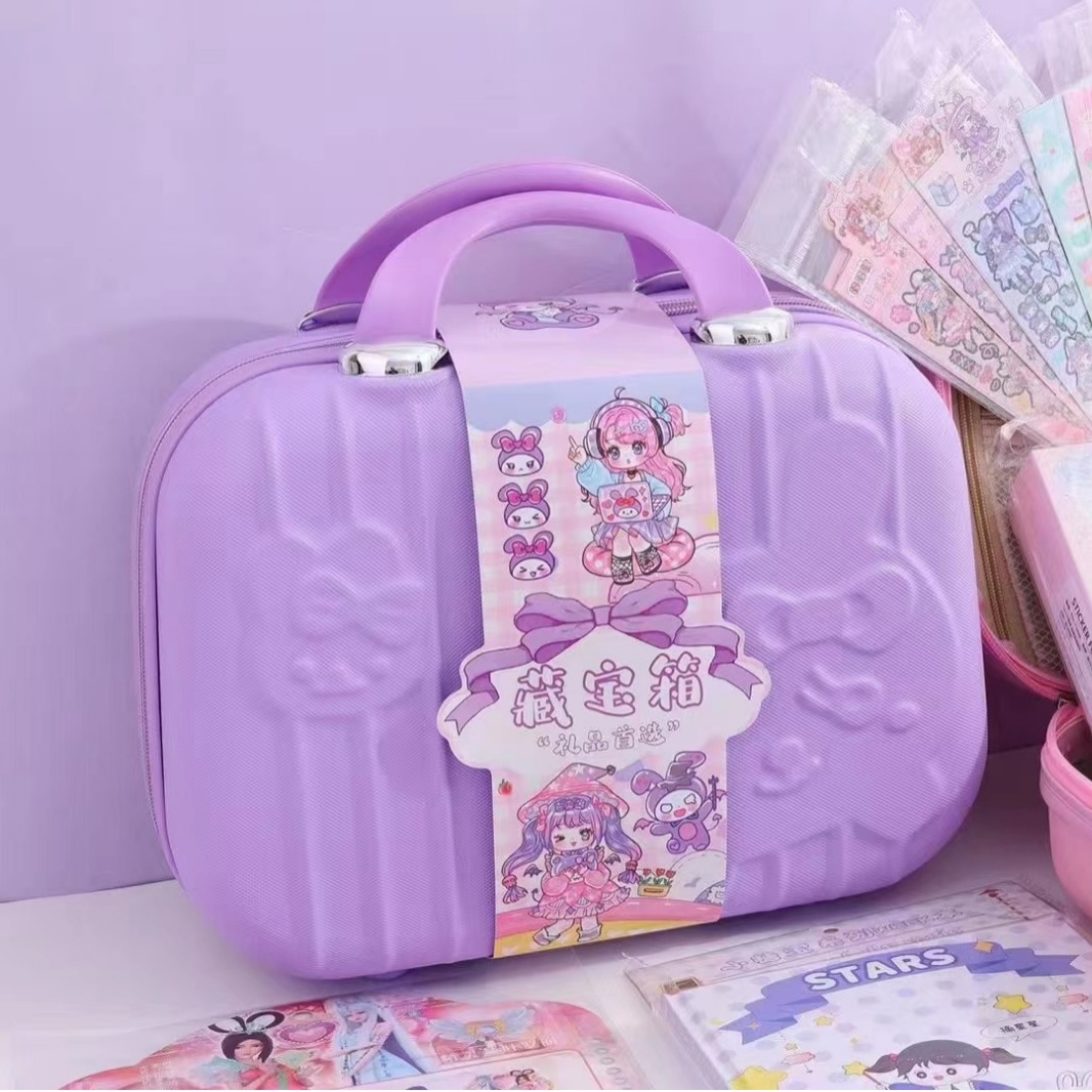 Nuevo Día de los Niños del 1 de junio caja sorpresa afortunada, papelería de corazón, paquete de regalo, caja sorpresa para estudiantes