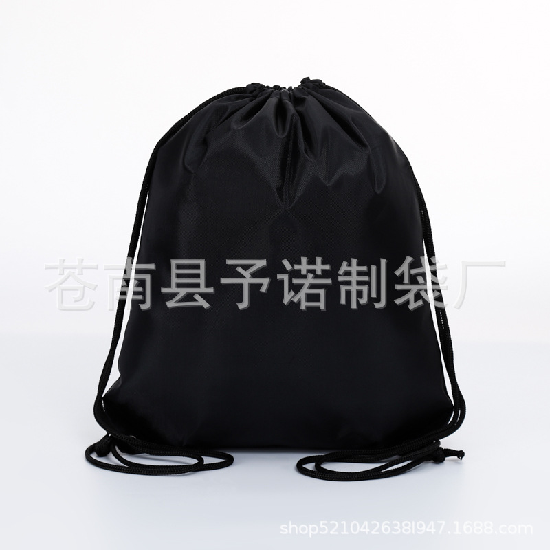 210d bolsa de cordón de poliéster en stock con cordón de hombro bolsa de almacenamiento transfronteriza mezclar y combinar traje de poliéster bolsa de cordón