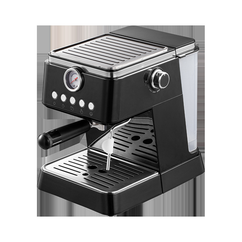 Cafetera italiana transfronteriza, máquina de café semiautomática, máquina pequeña de extracción de alta presión con vapor todo en uno para uso en oficina