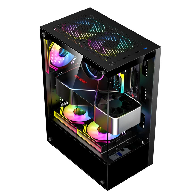 Accumulated until Evesky panoramic room SE корпус компьютера ATX с боковой панелью для игр, шасси S920