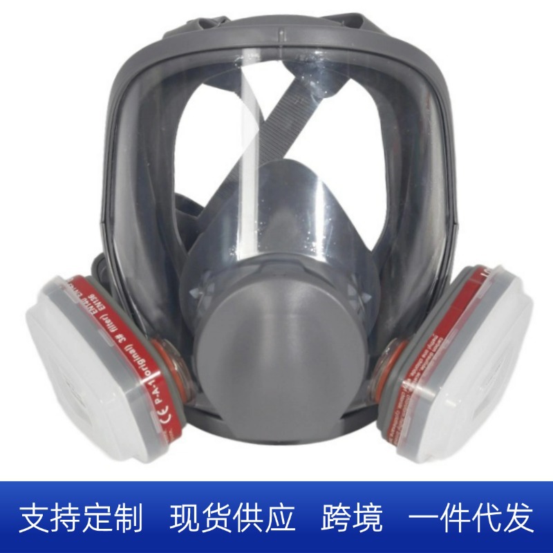 6800防毒面具防护全面罩装修喷漆农药生化工大视野消防尘防毒面具
