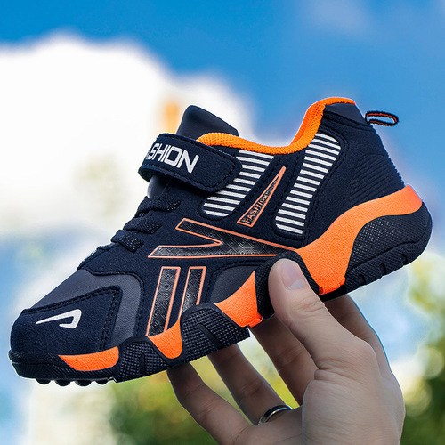 2025 Spring and Autumn New Boy's Sports Shoes, Trendy and Stylish, Simple Style Outdoor Running Children's Sports Shoes