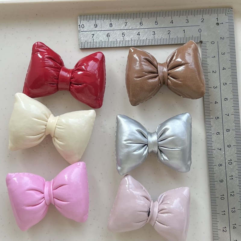 새로운 PU 컬러 활 액세서리 DIY 의류 헤어 액세서리 머리 장식 신발 및 양말 액세서리 가방 인형 액세서리 액세서리 액세서리 액세서리 액세서리
