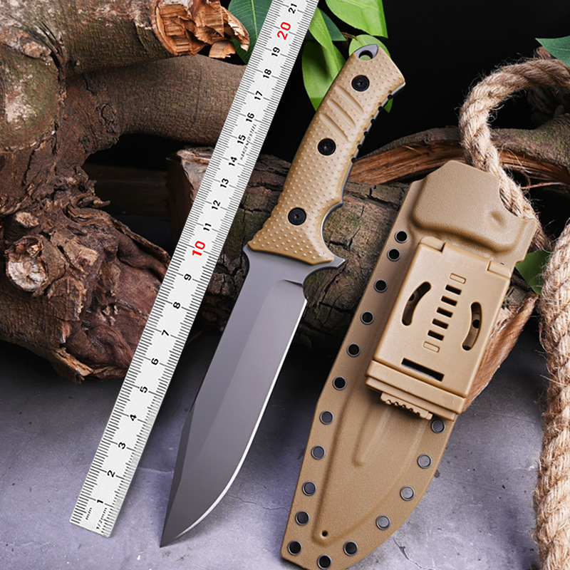 Manufacturer's Ready-Made Outdoor Knife Straight Knife Pacific High Hardness Tactical Survival Knife Saber Camping Wilderness Survival Knife