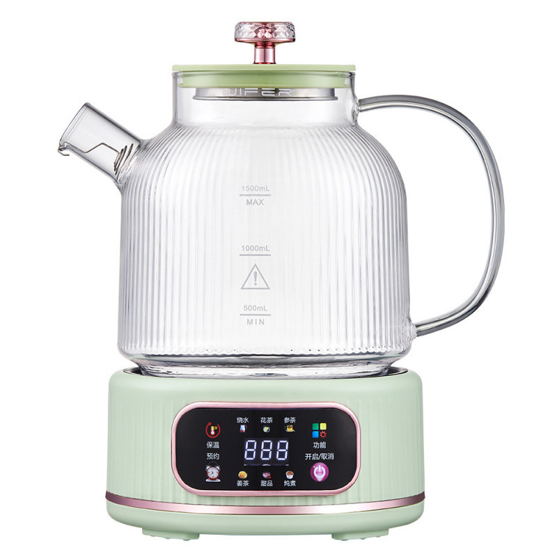 家用分体式养生壶多功能小型办公室全玻璃新款煮茶器烧水壶花茶壶|undefined