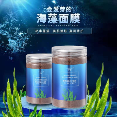 泰國草本5A小顆粒海藻直播保濕補水提拉孕婦用會發芽膠原面膜模具
