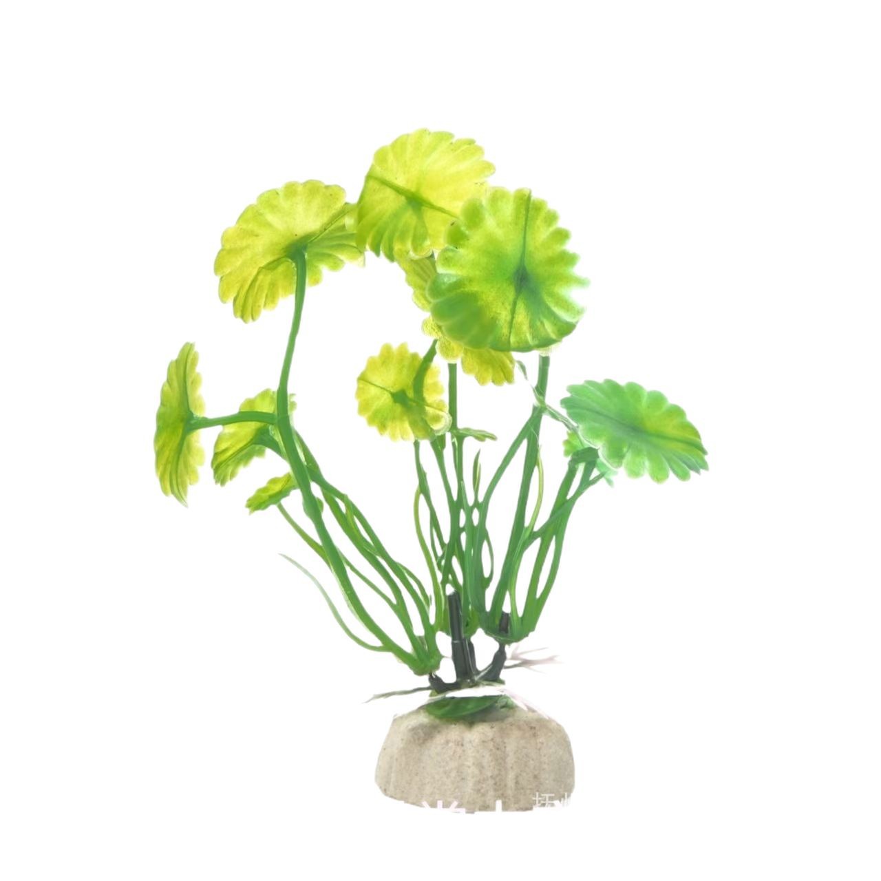 Fabricante pecera decoración de paisajismo plástico simulación plantas de agua mini conjunto de acuario hotel mesa de arena decoración transfronteriza