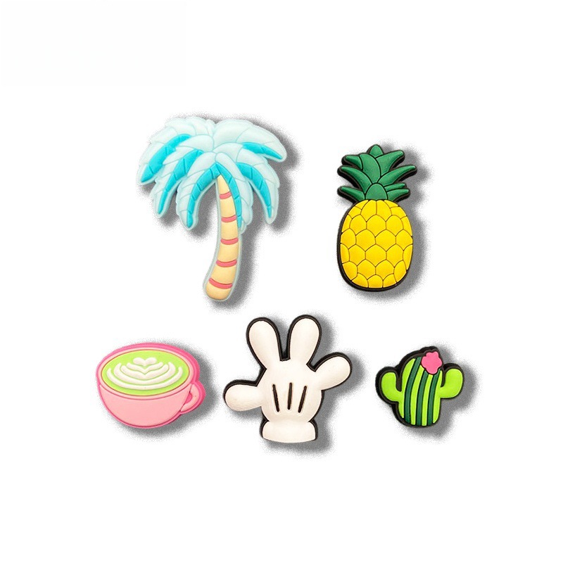 新しい下駄花シリコーン靴バックルソフト接着剤 diy 靴アクセサリー取り外し可能なアクセサリー工場卸売モール同じスタイル