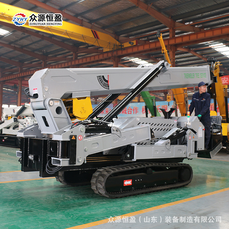 自行走伸缩吊臂履带蜘蛛吊 蜘蛛吊众源高空5吨油电两用液压起重机